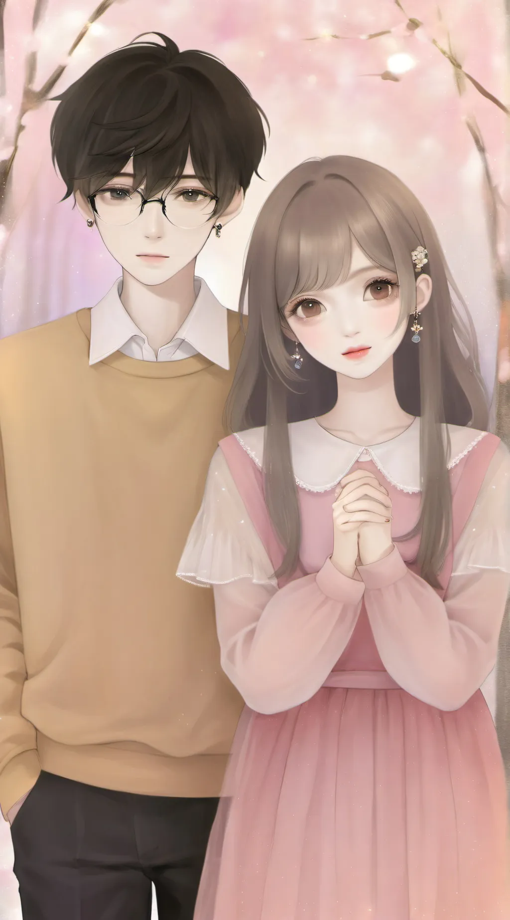 ai character: much time with gf background