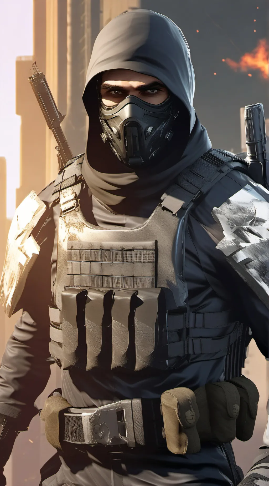 ai character: keegan  background