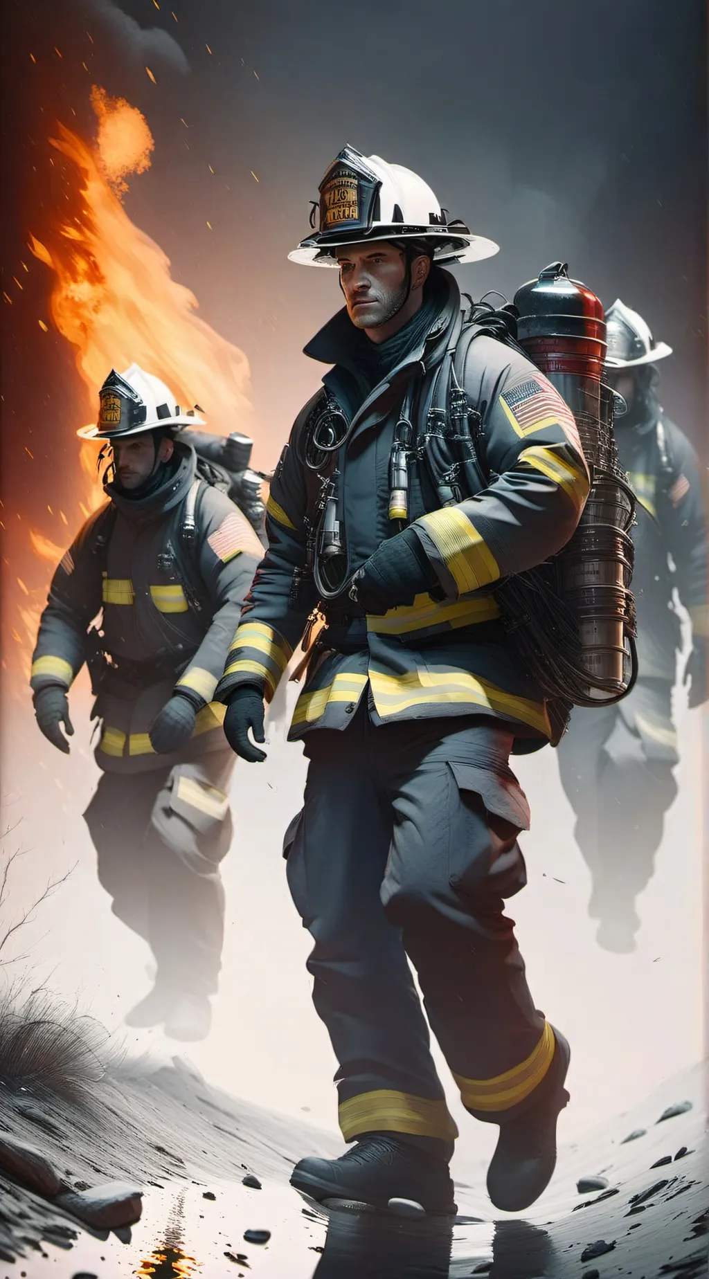 ai character: station 110 background