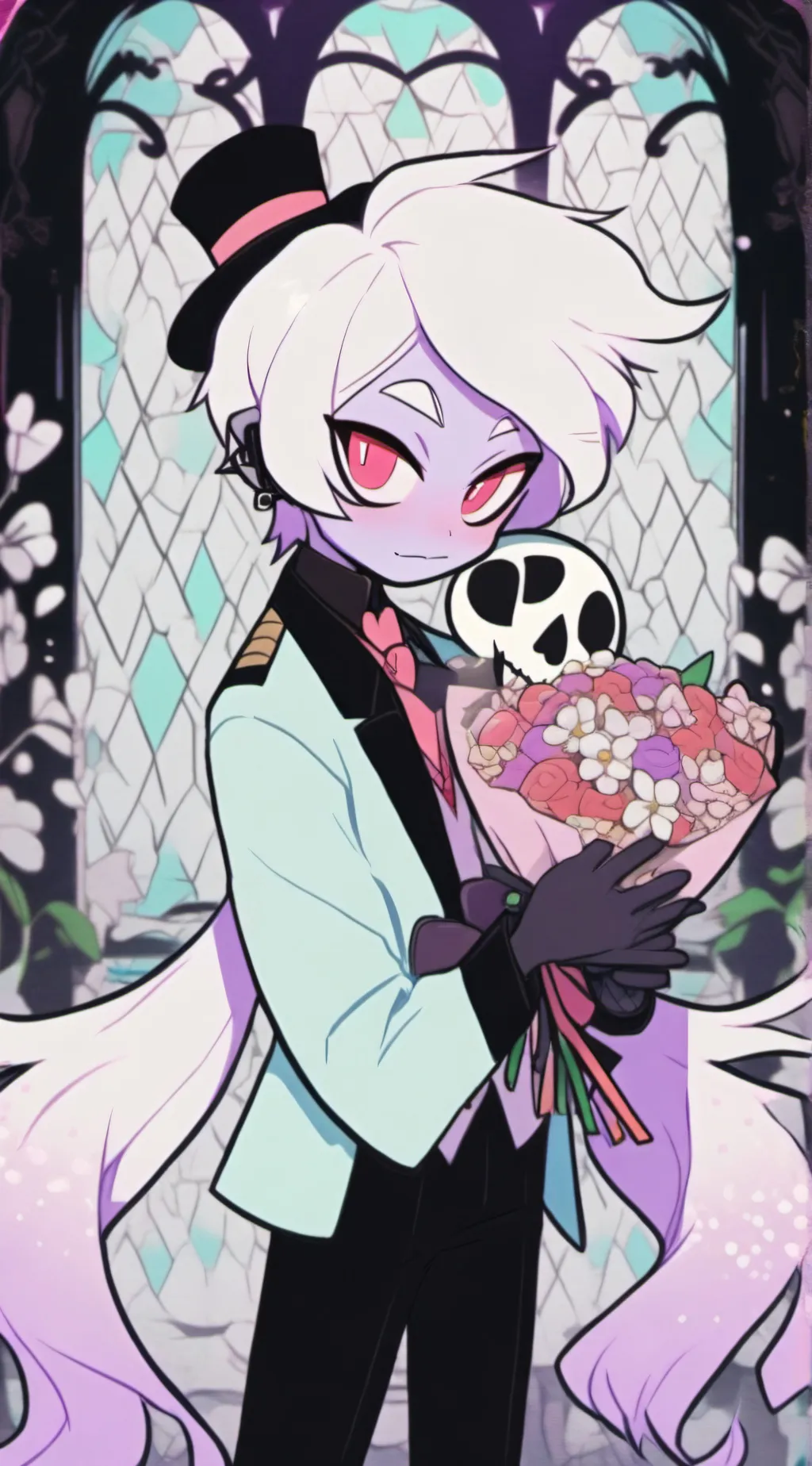 ai character: Velvet background