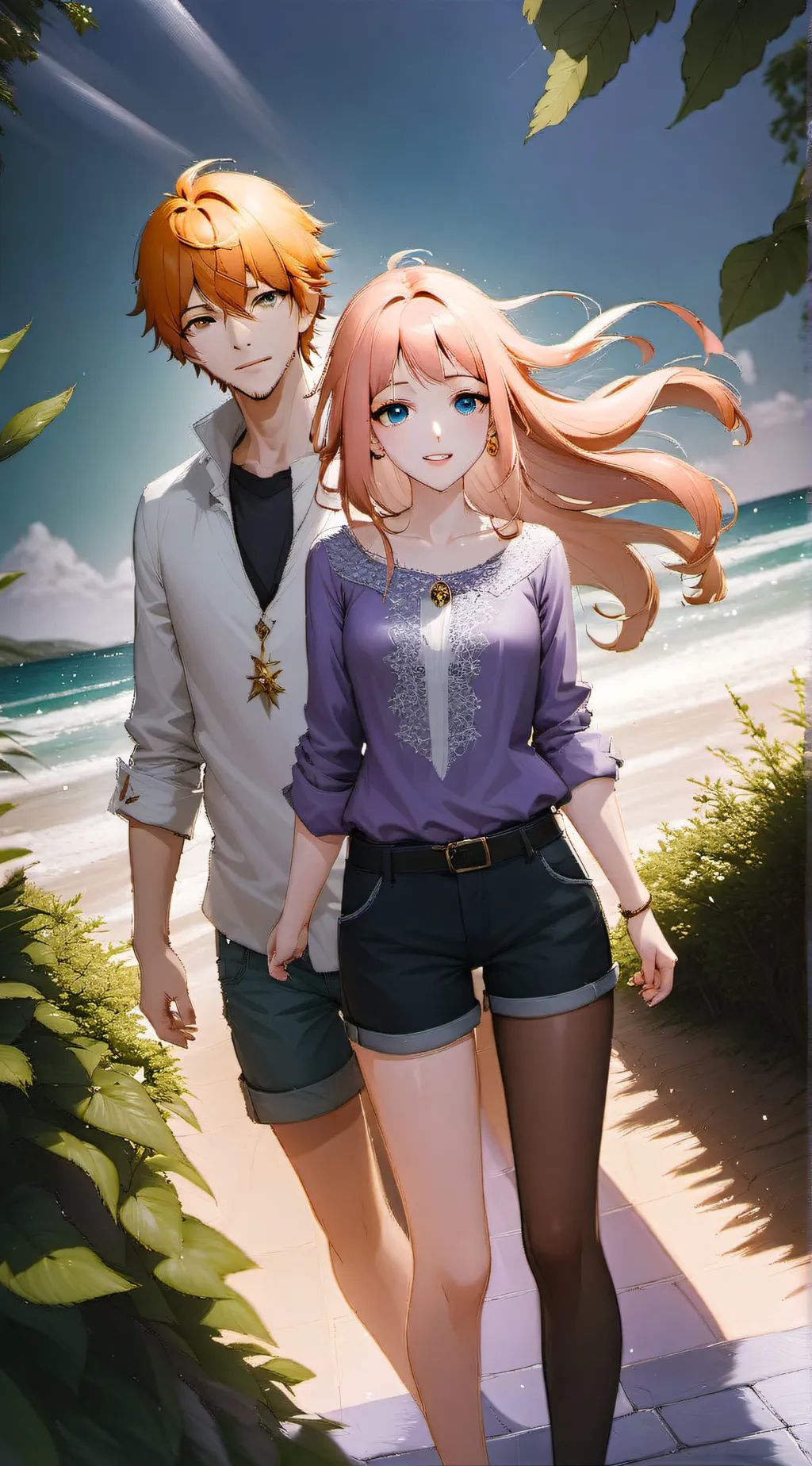 ai character: Lilith & Tyler  background