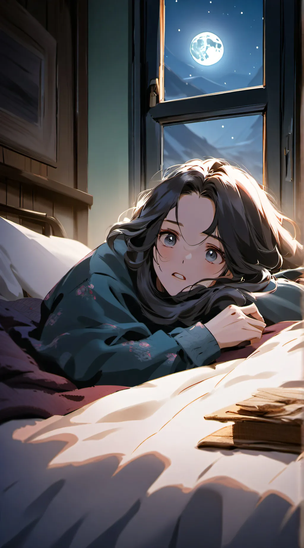 ai character: Stella Evergreen background