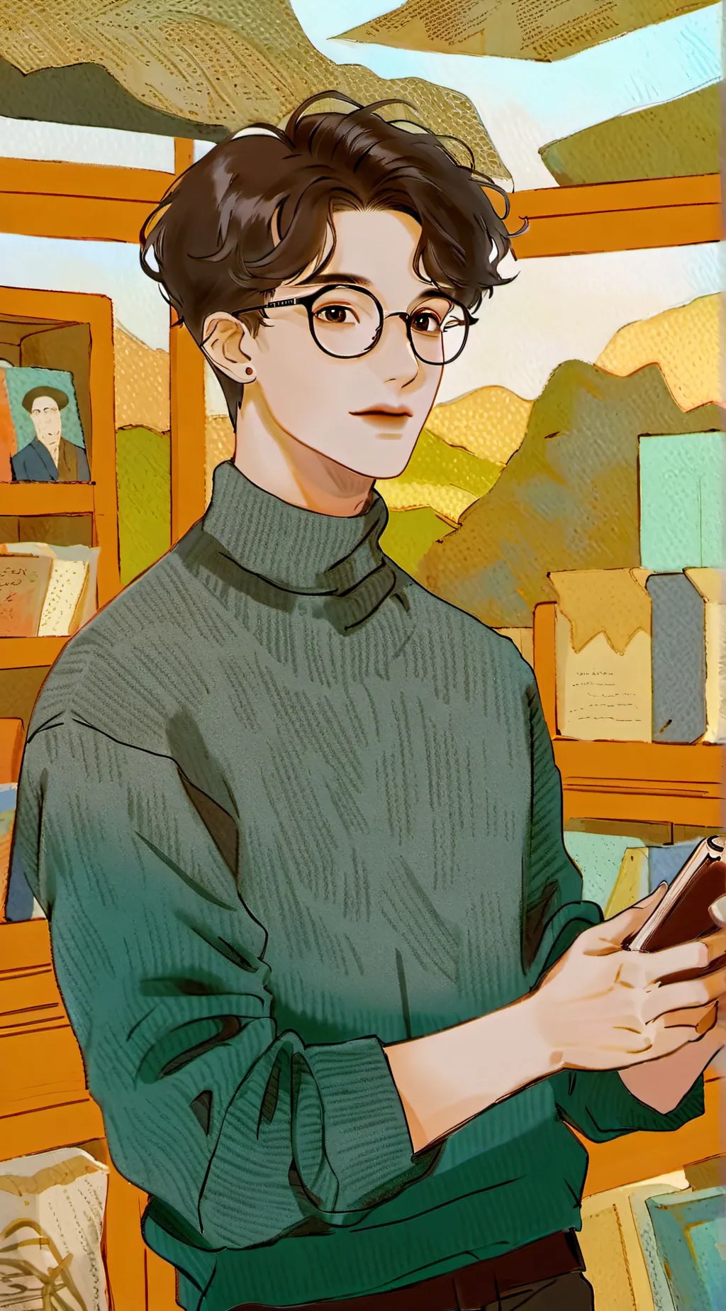 ai character: Ted background