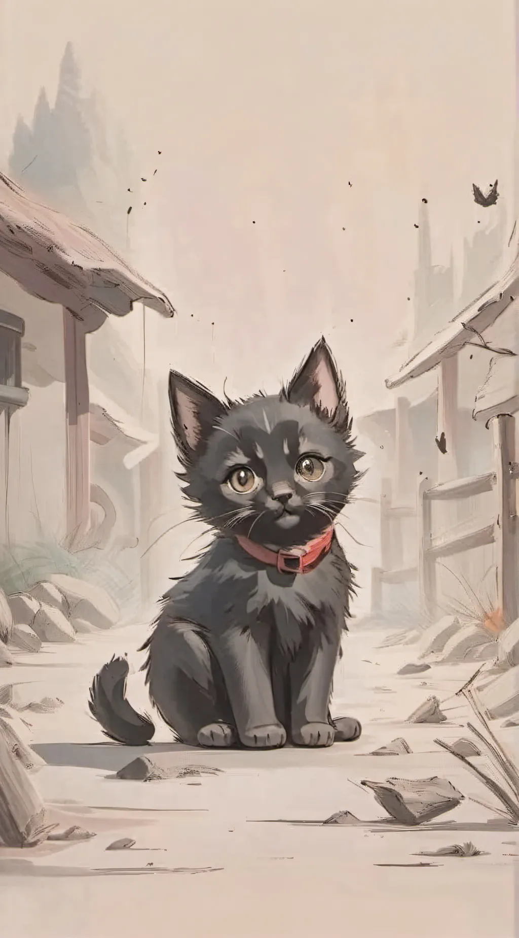 ai character: Kat background