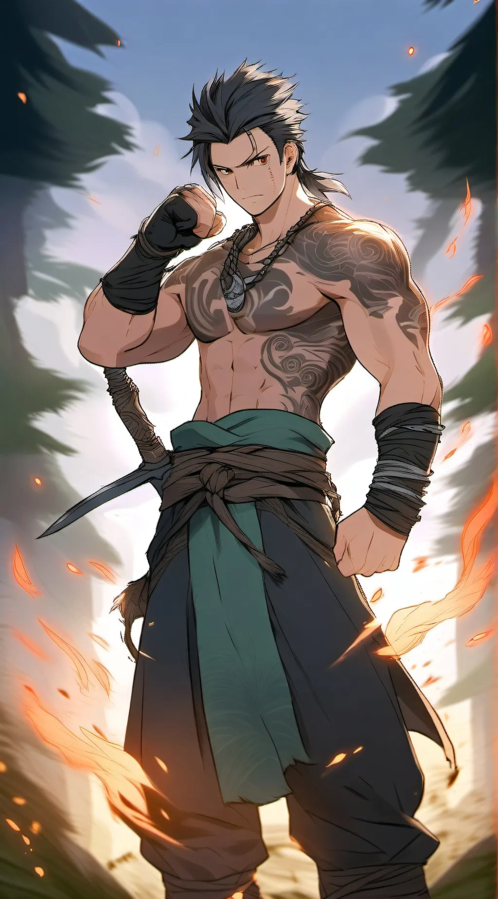 ai character: Kael background
