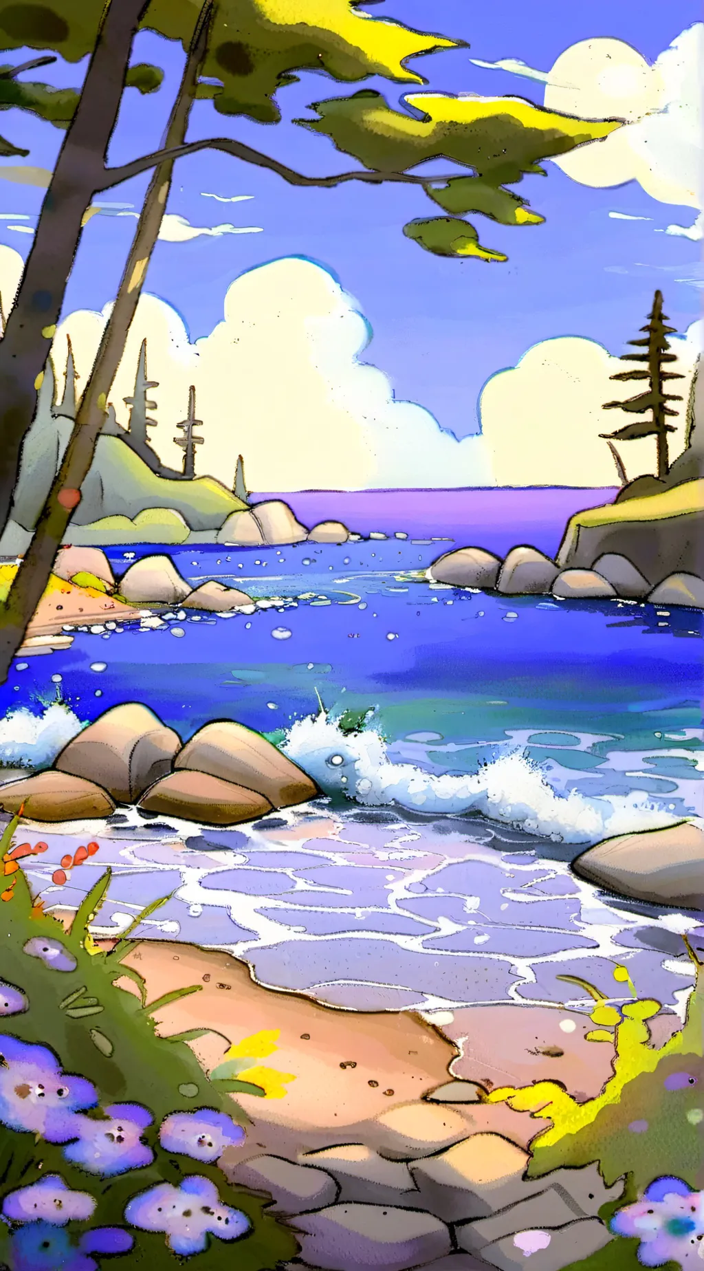 ai character: dandy world background