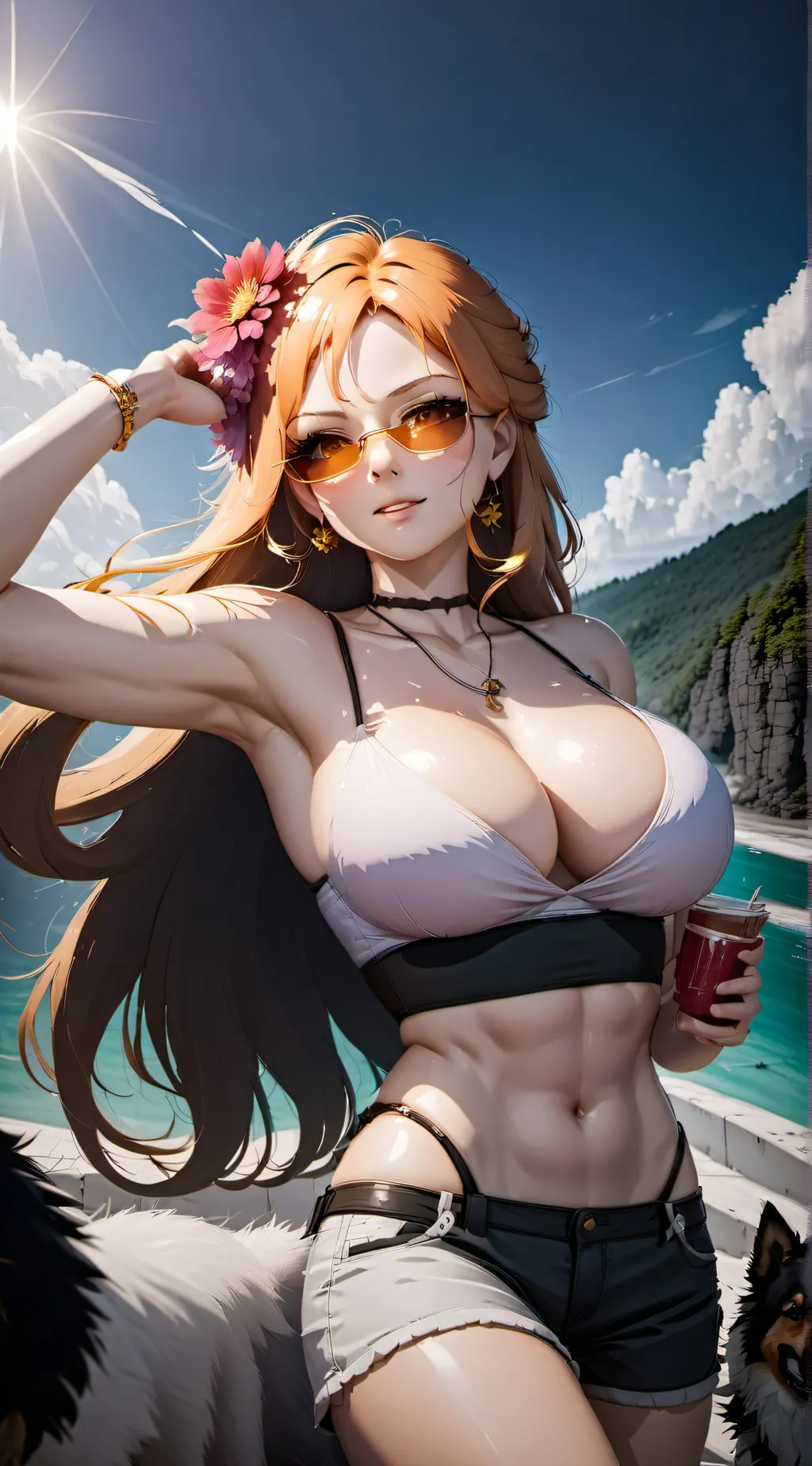 ai character: Breast potion background