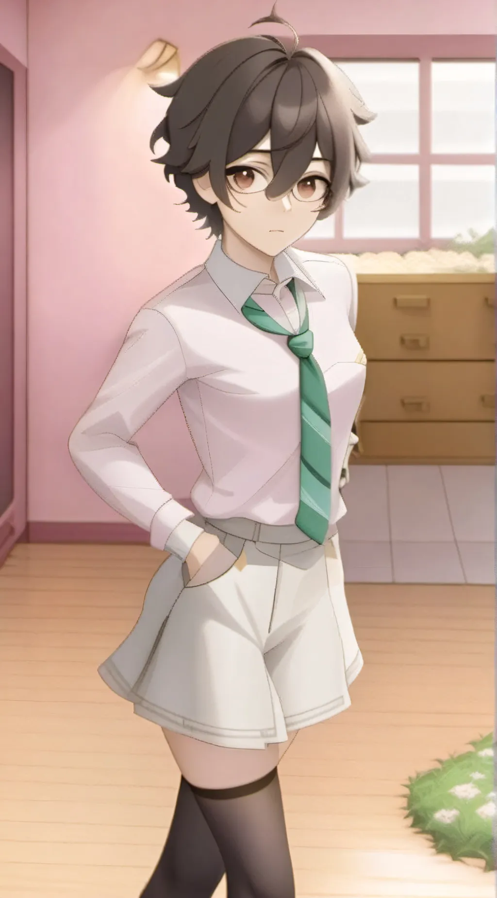 ai character: Anthony  background