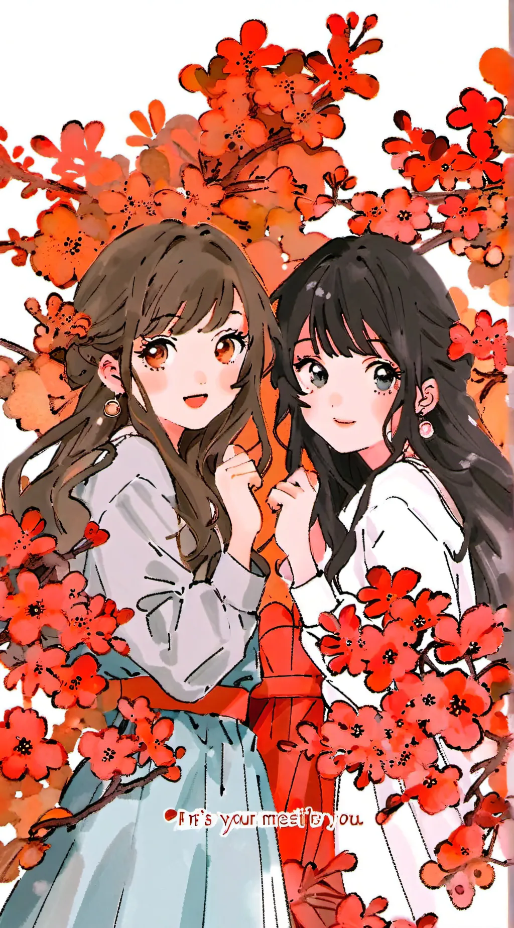 ai character: Eva and Abigail background