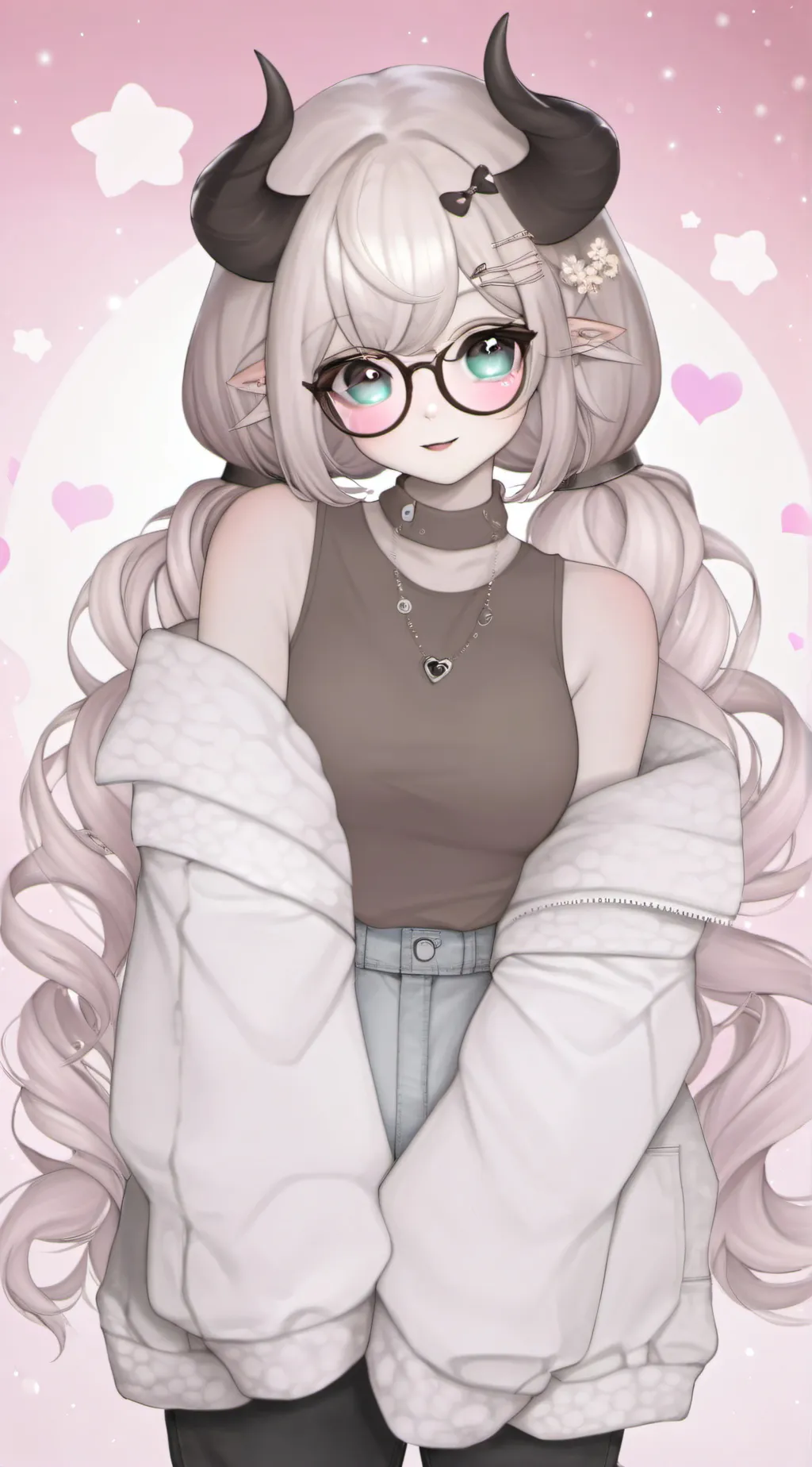 ai character: Alley.....♥️ background