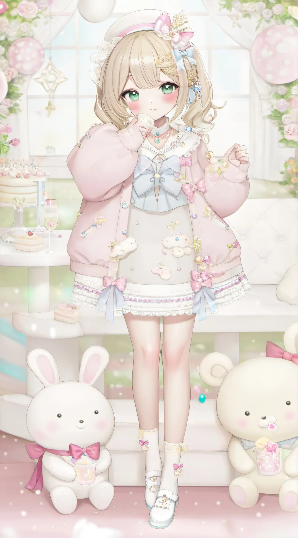 ai character: 💖🌸💗Girl Test💗🌸💖 background
