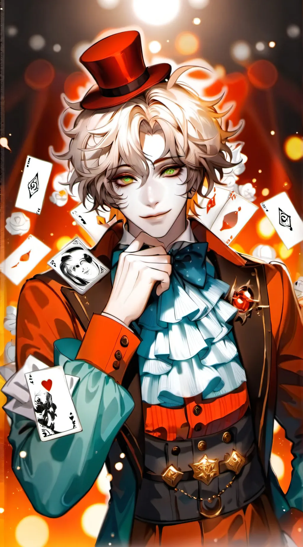 ai character: 🎈bon bon the clown background