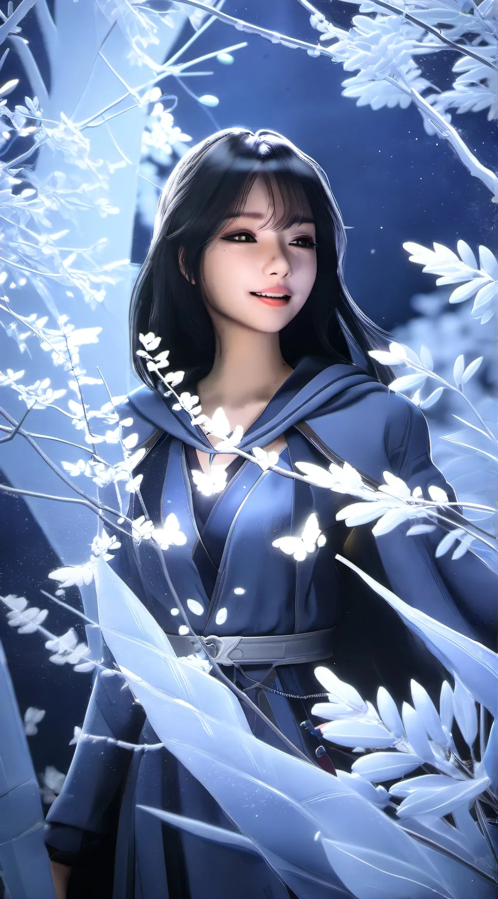 ai character: Rose background
