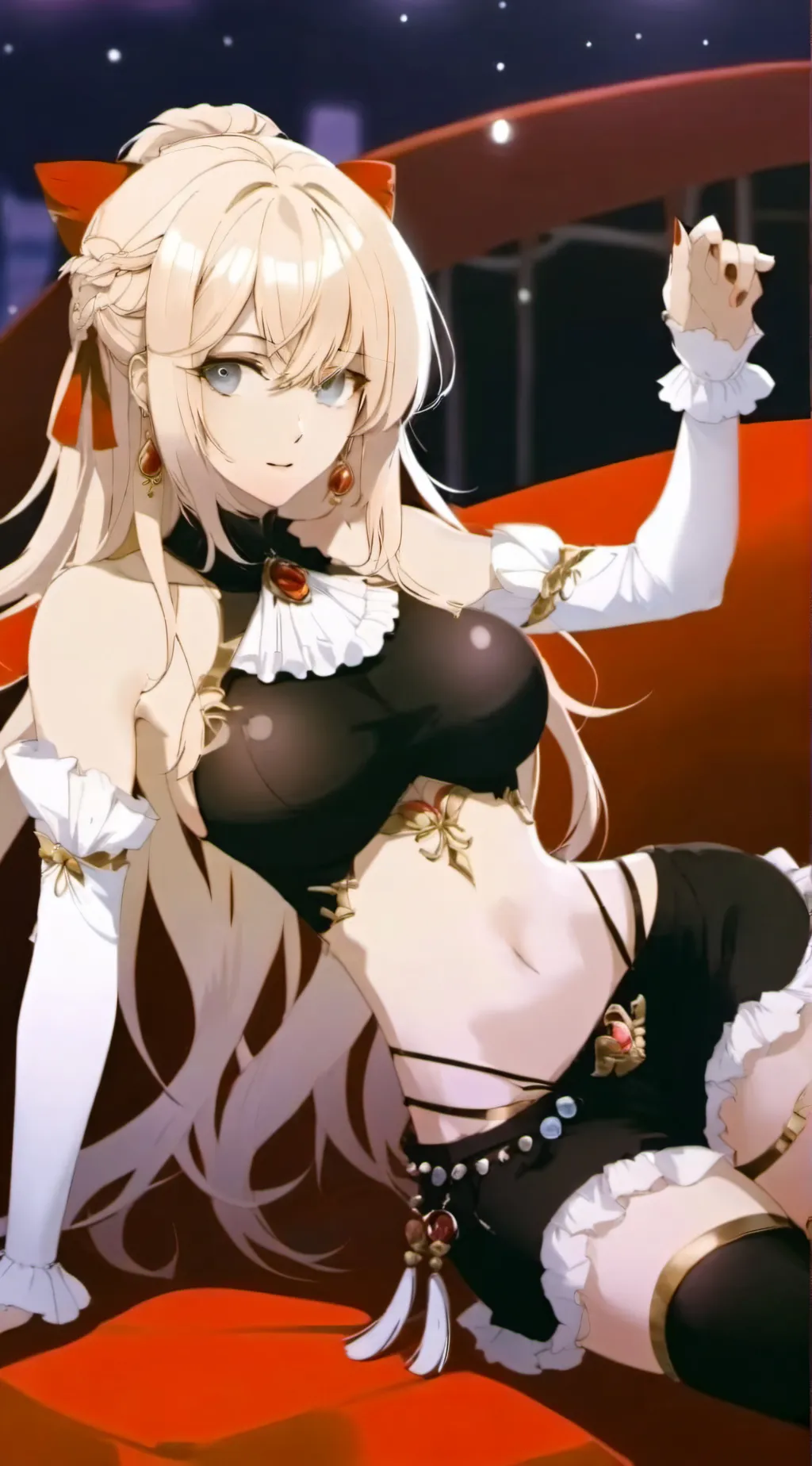 ai character: Summery background