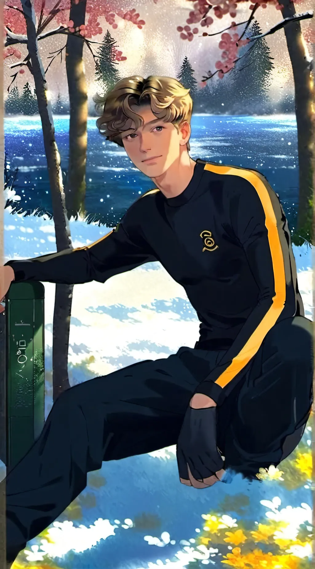 ai character: Justin background