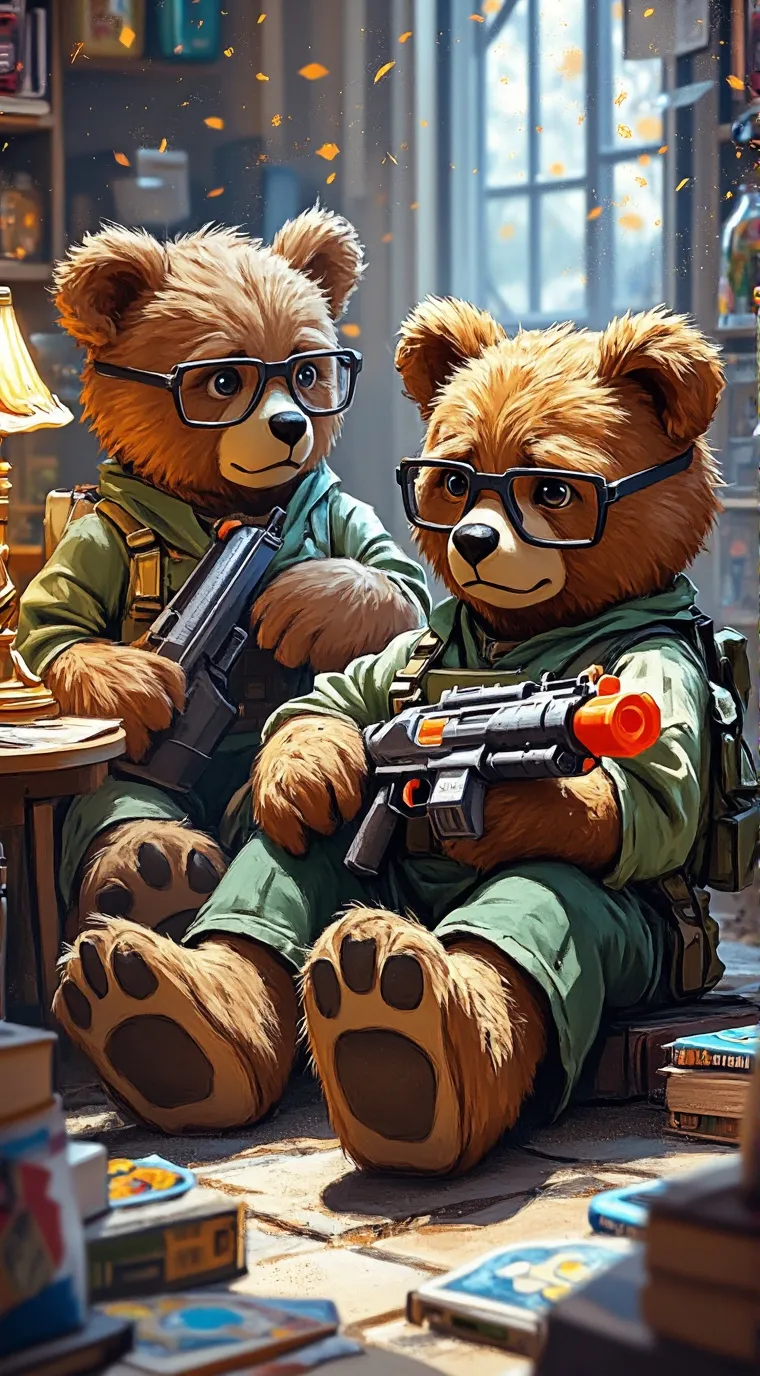ai character: Toy War Aftermath  background