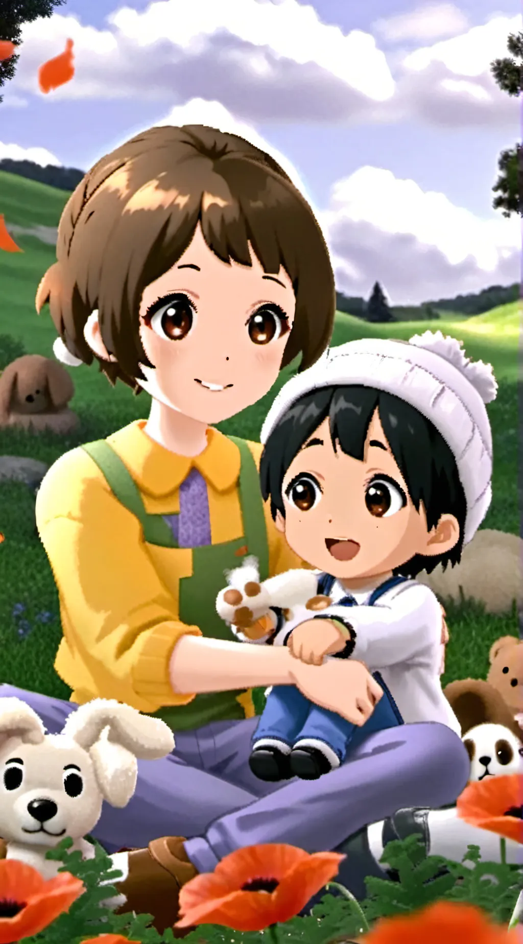 ai character: poppy playtime background