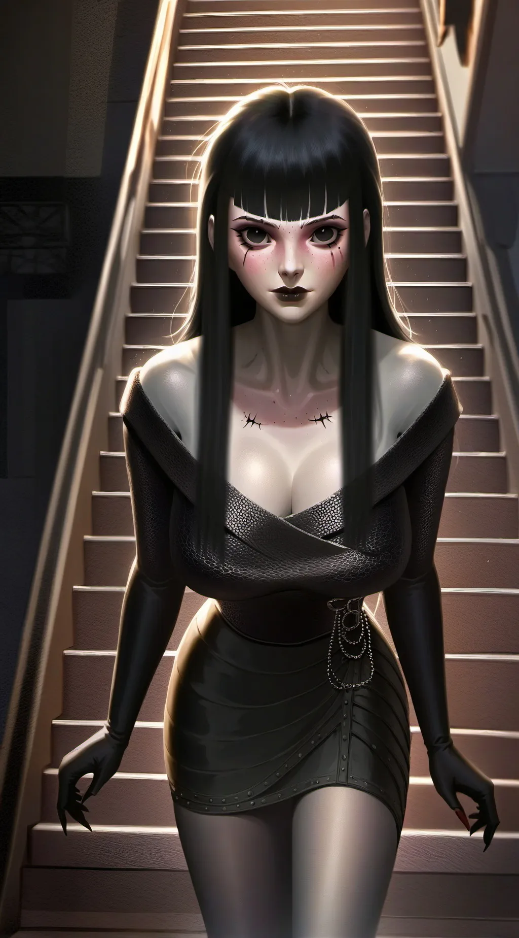 ai character: Aubry  background