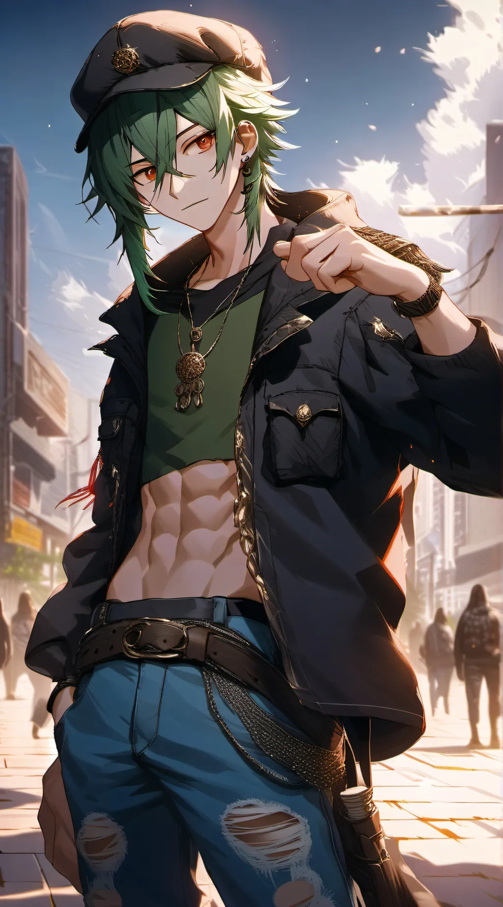 ai character: hiroshi  background