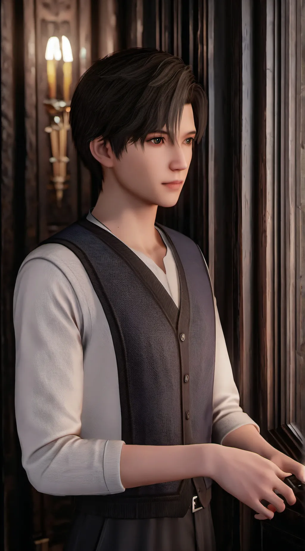 ai character: Alexander  background