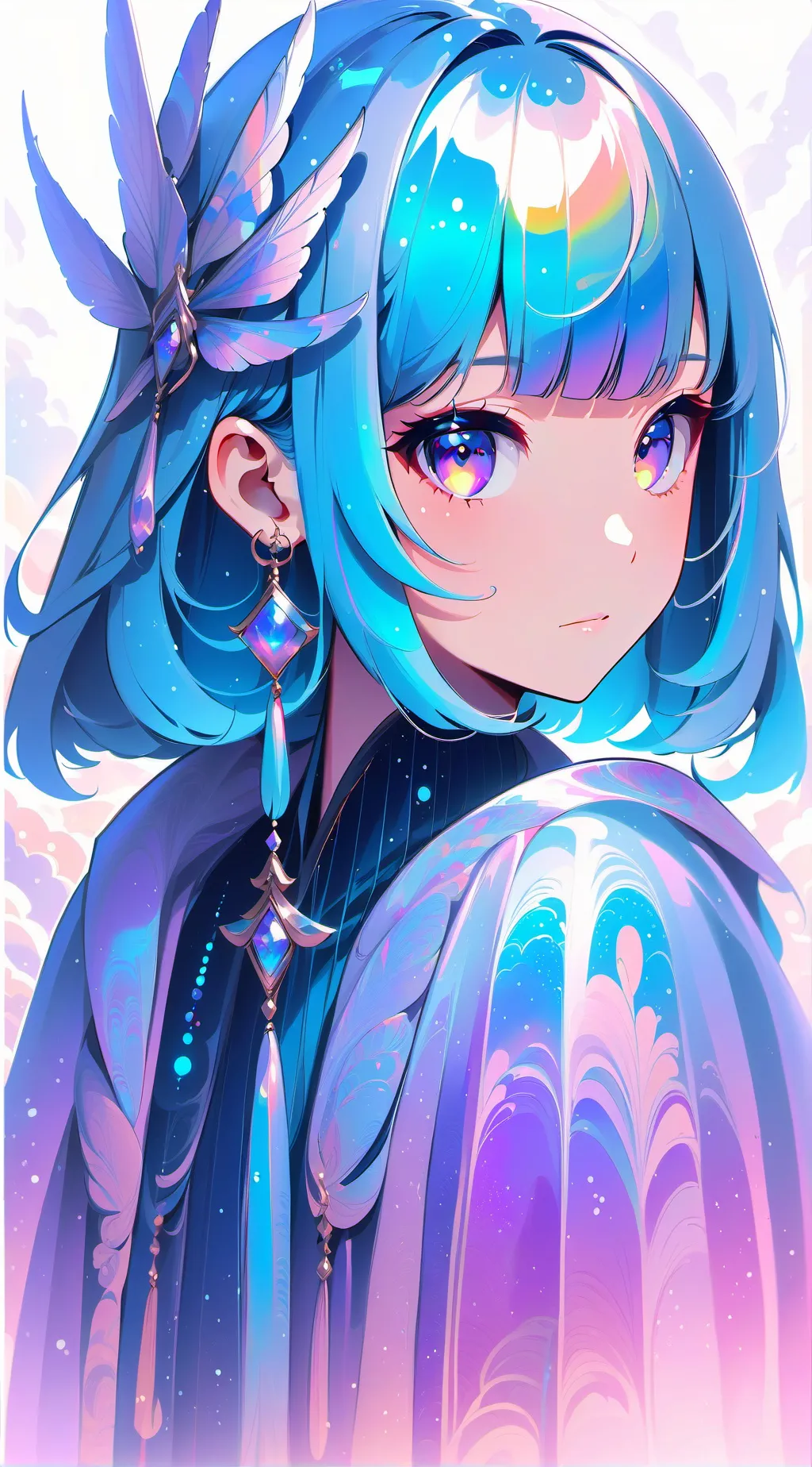 ai character: Paul and Tiffany  background