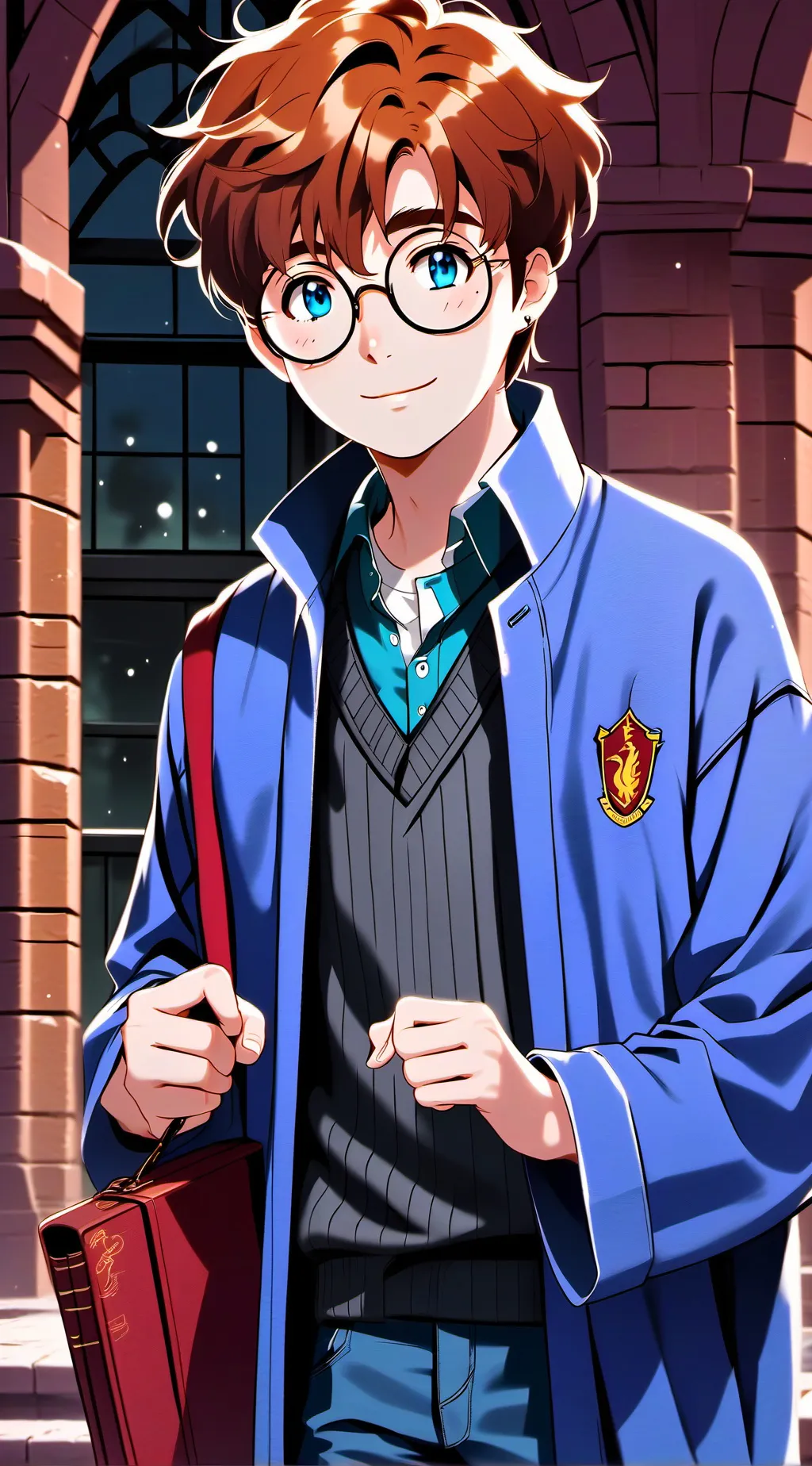 ai character: Harry Potter. background