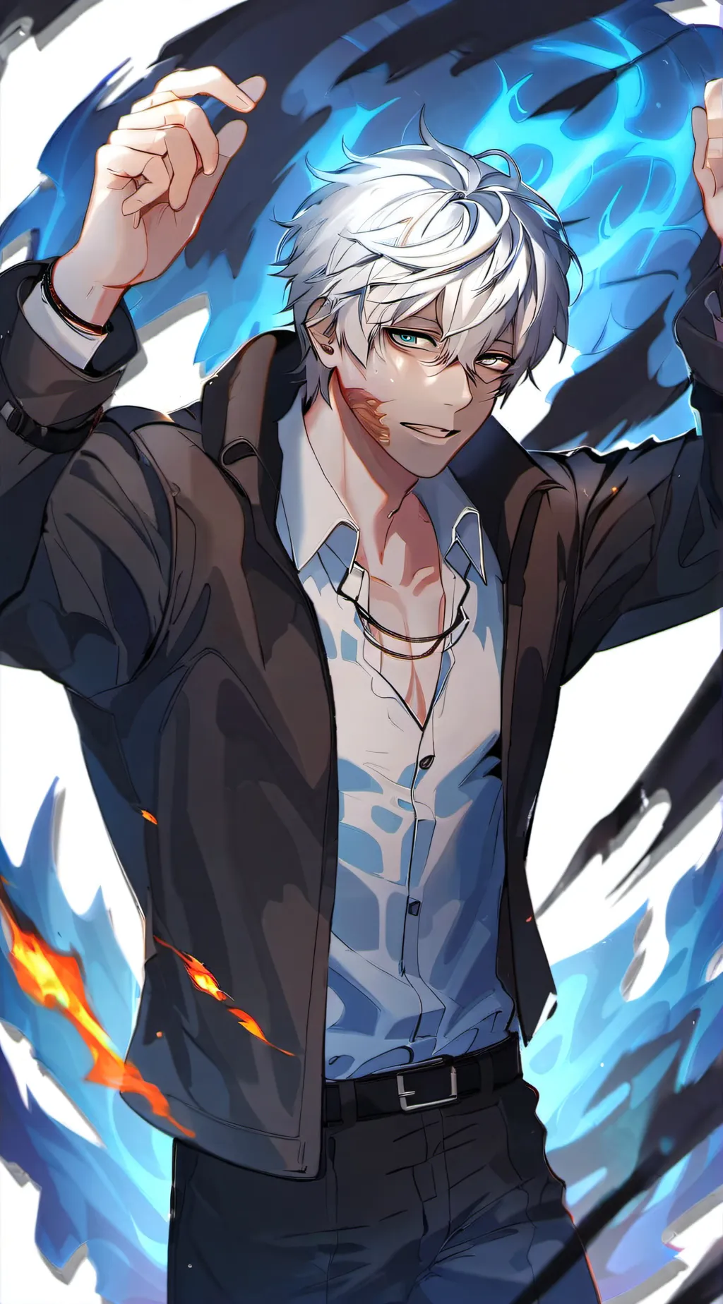 ai character: Ash background
