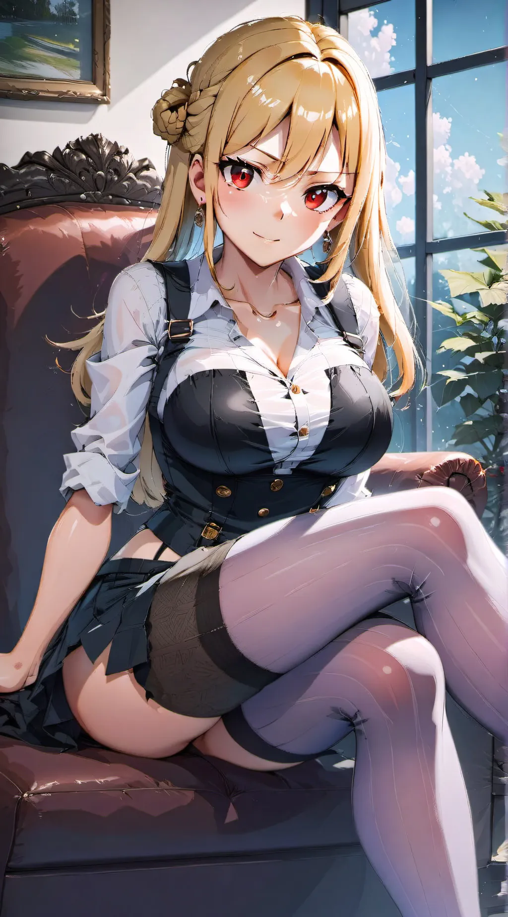 ai character: Lucy  background