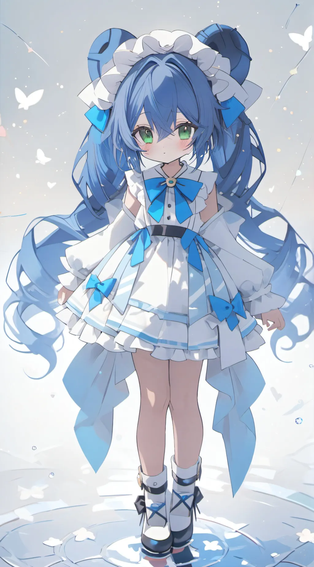 ai character: Female sonic background