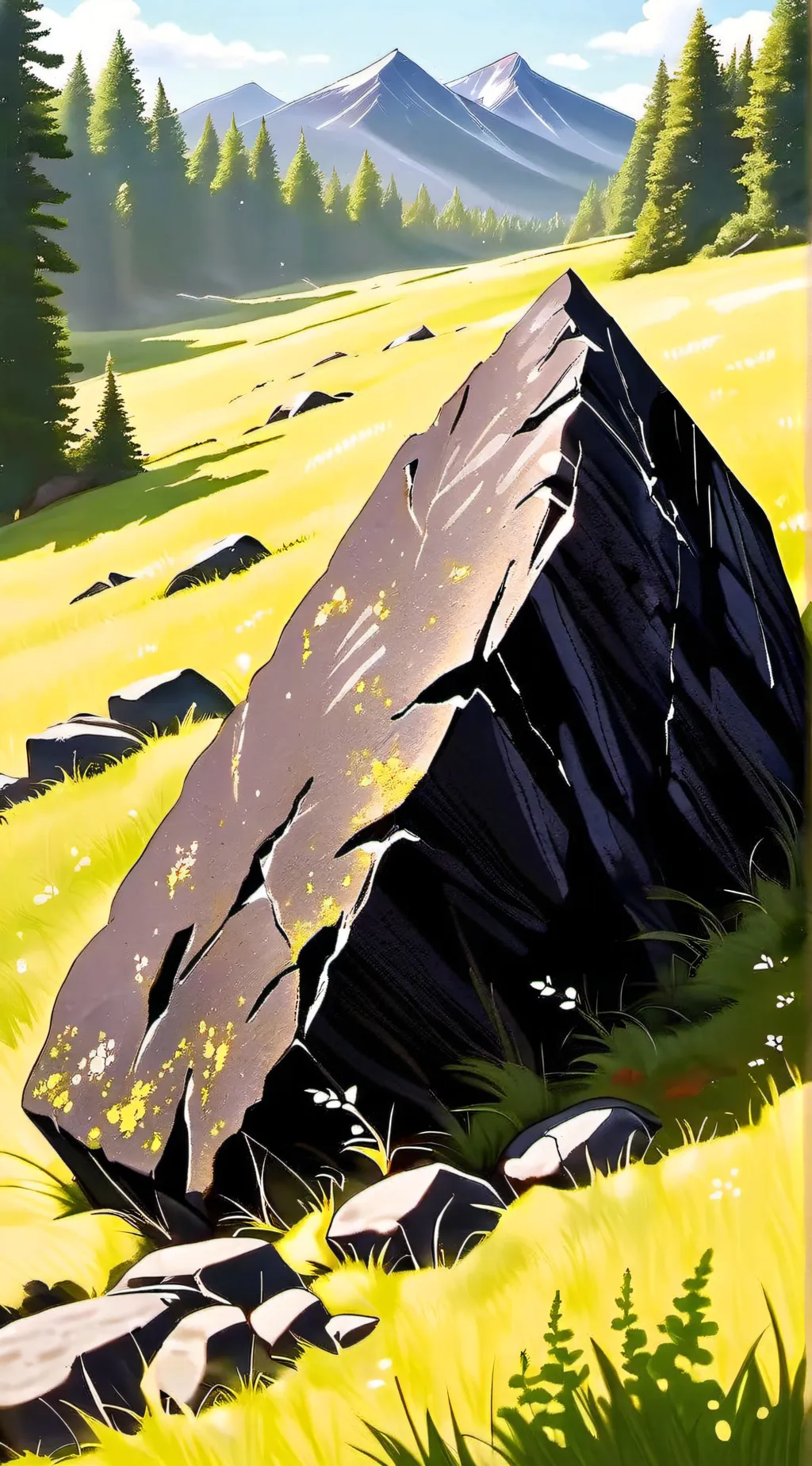 ai character: rock background