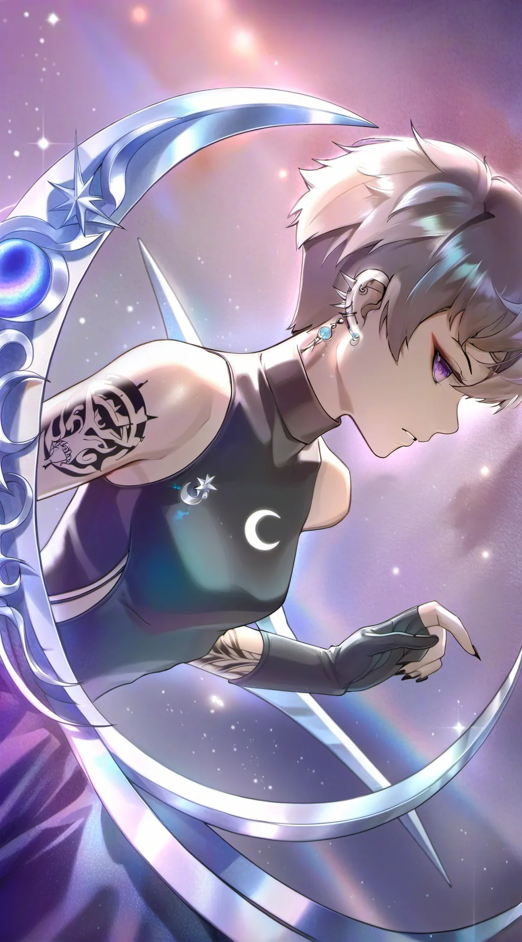ai character: Aurora background