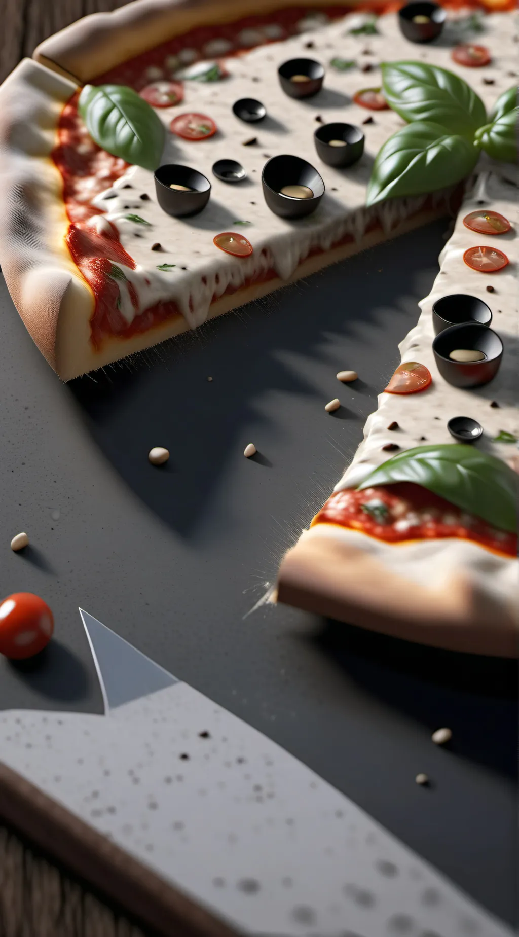 ai character: Pizza background