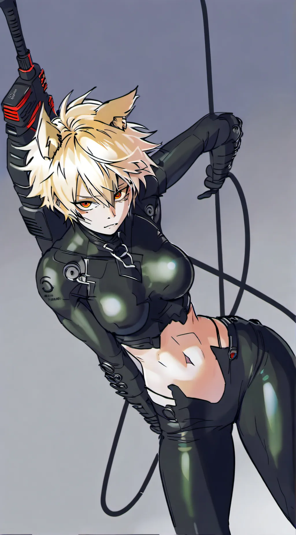 ai character: bakugo as catwoman background