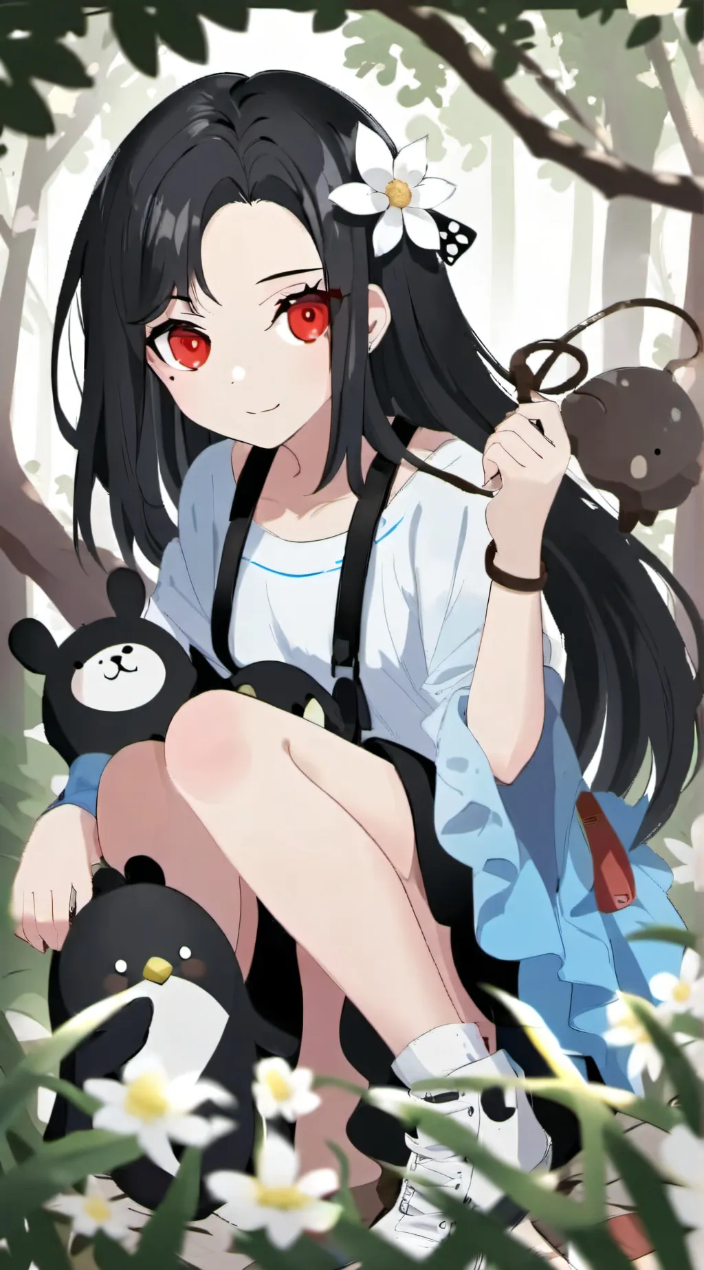ai character: lily background
