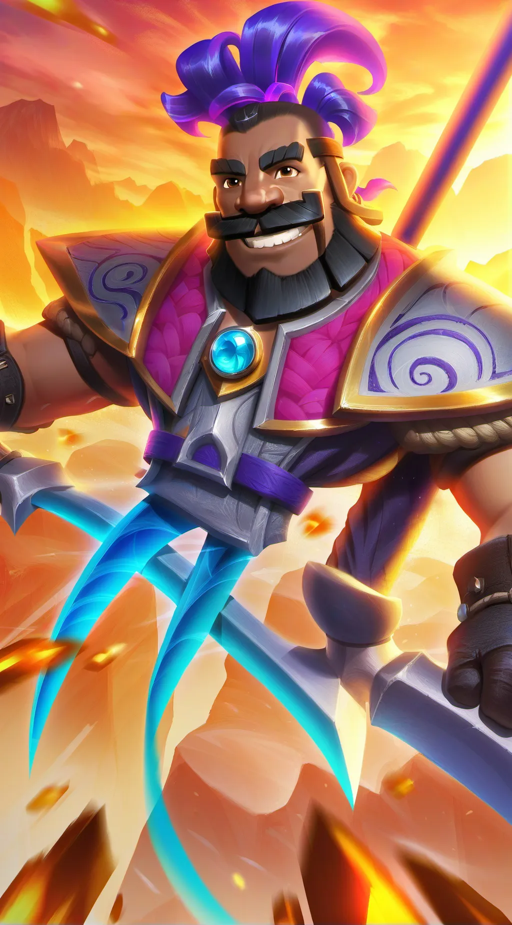 ai character: Ares background