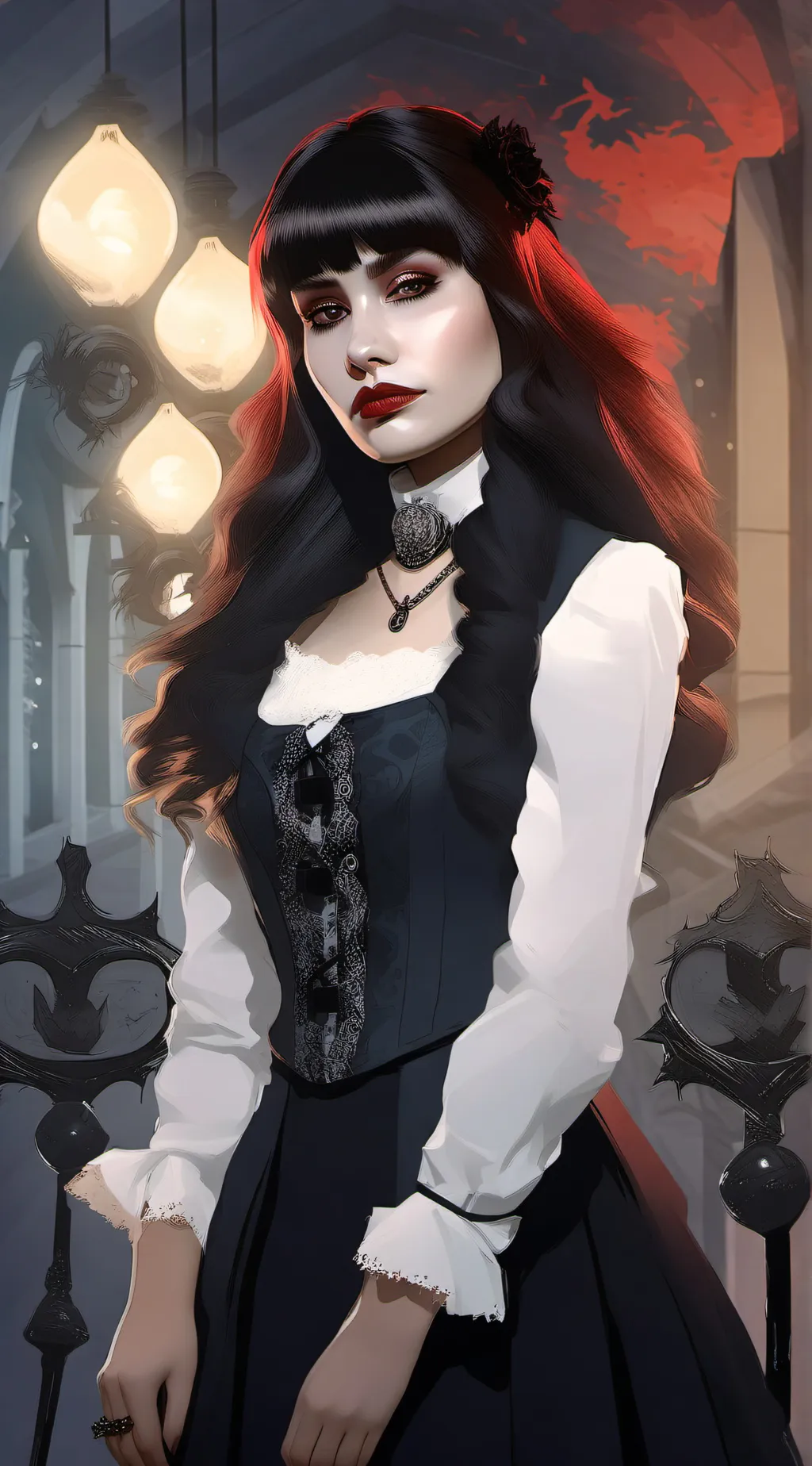 ai character: Nadja background
