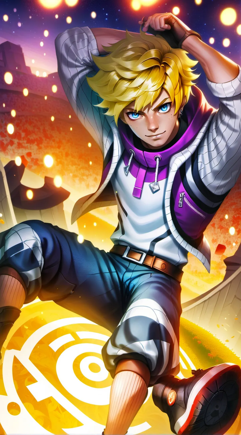 ai character: Will Solace x Nico background