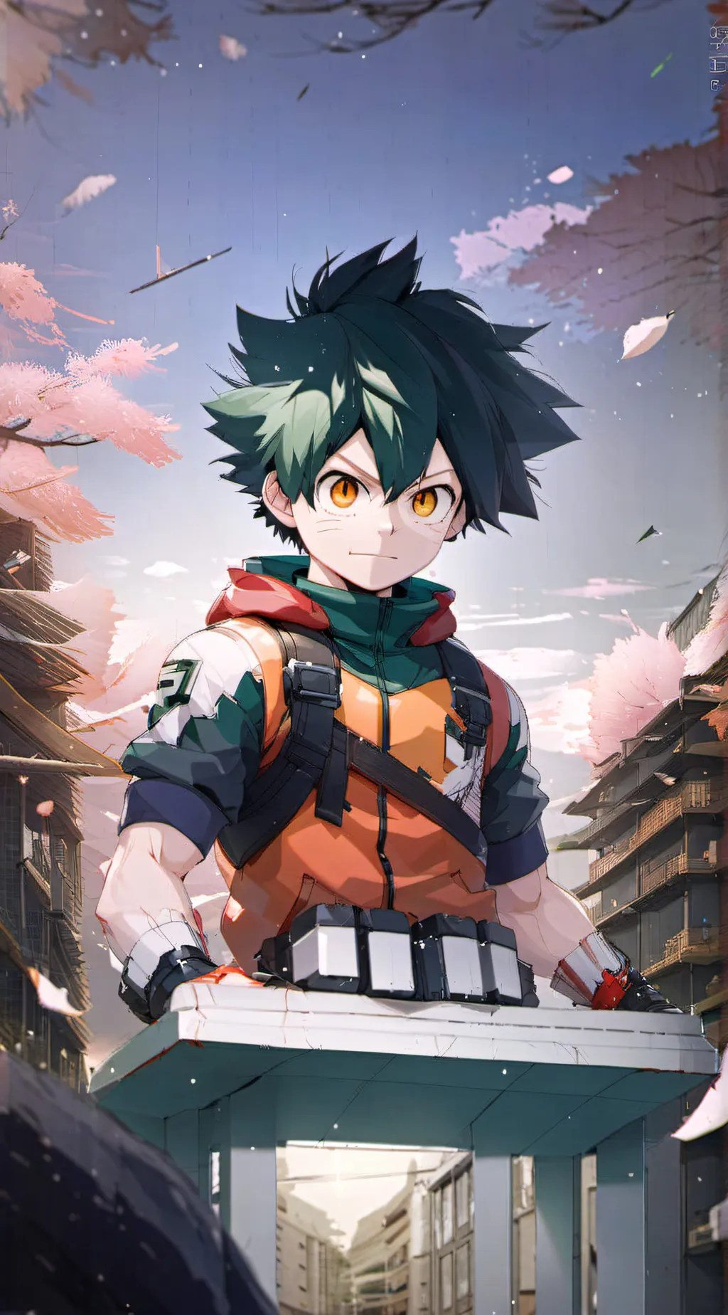 ai character: Deku background