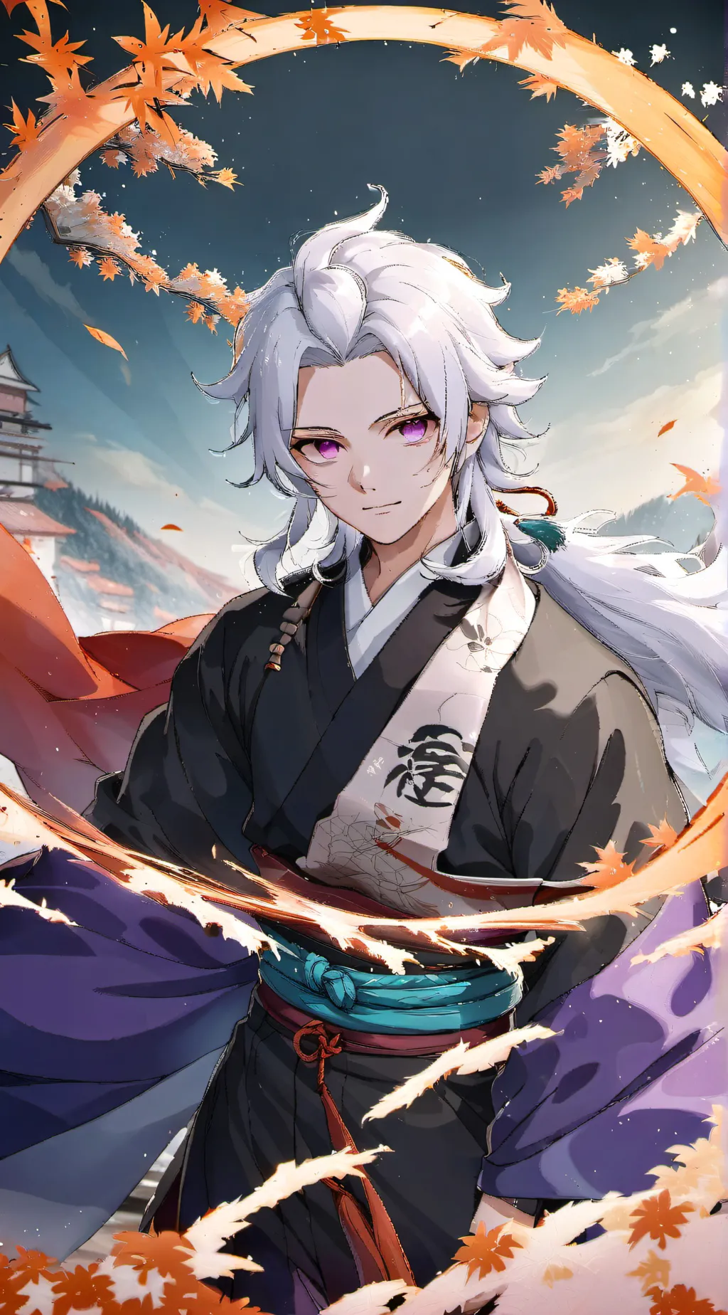 ai character: Sanemi :p background