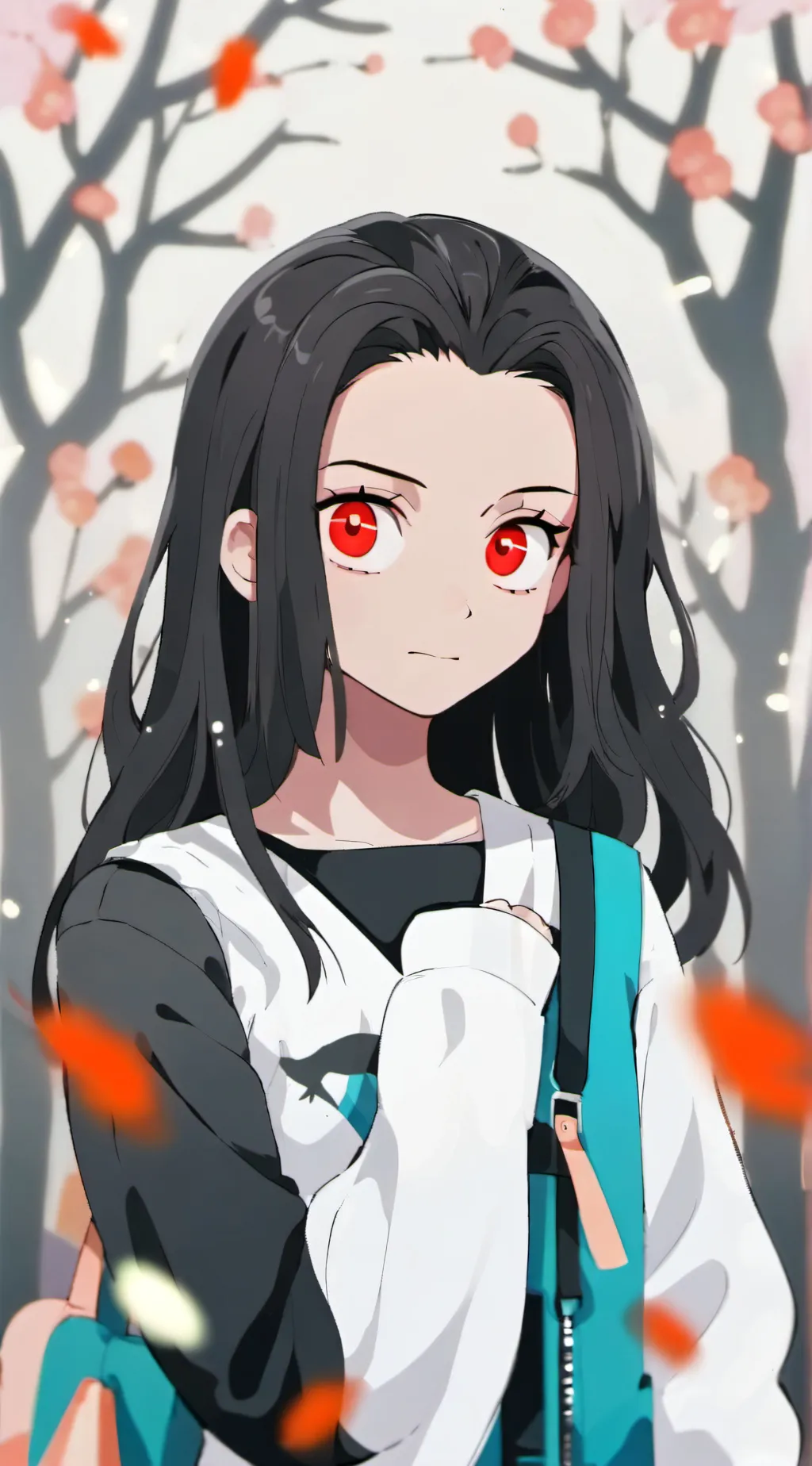 ai character: nezuko kamado background