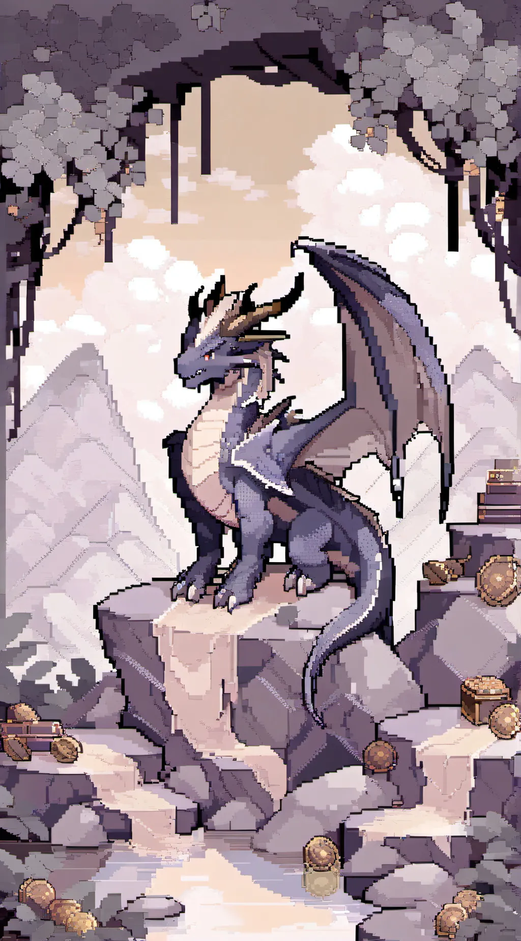 ai character: Dragon background