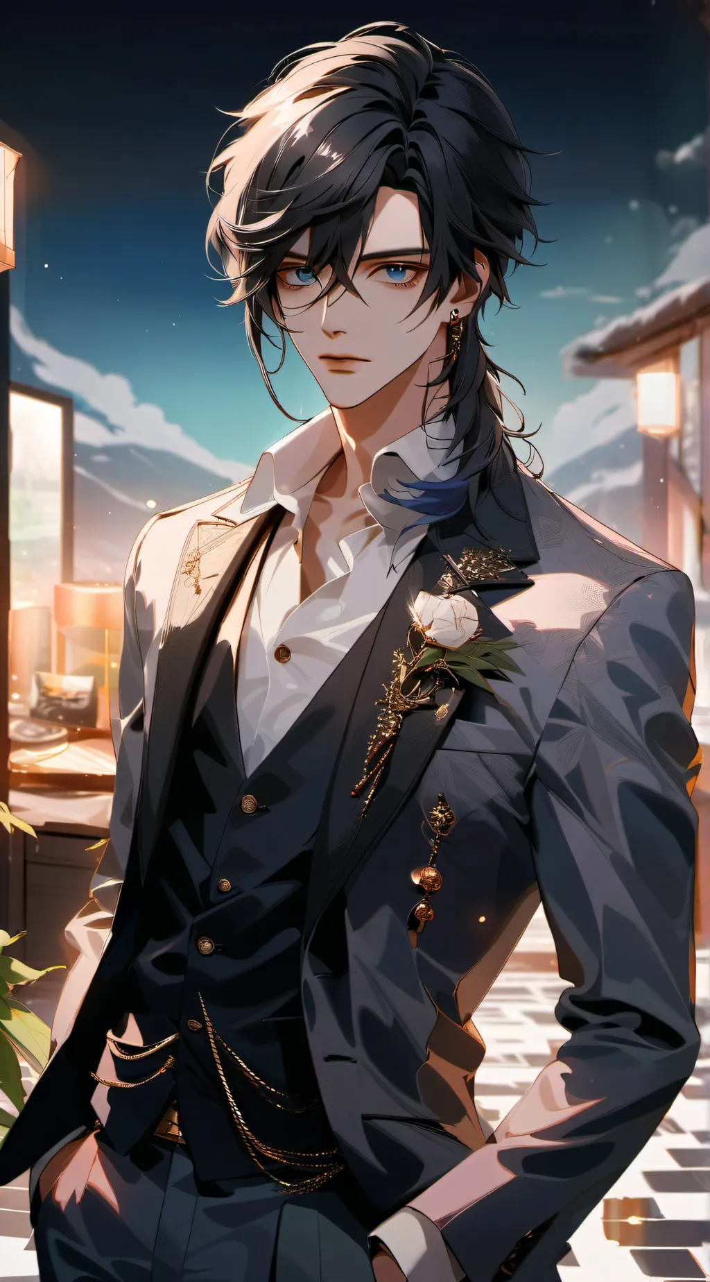 ai character: Mafia boss Jake background