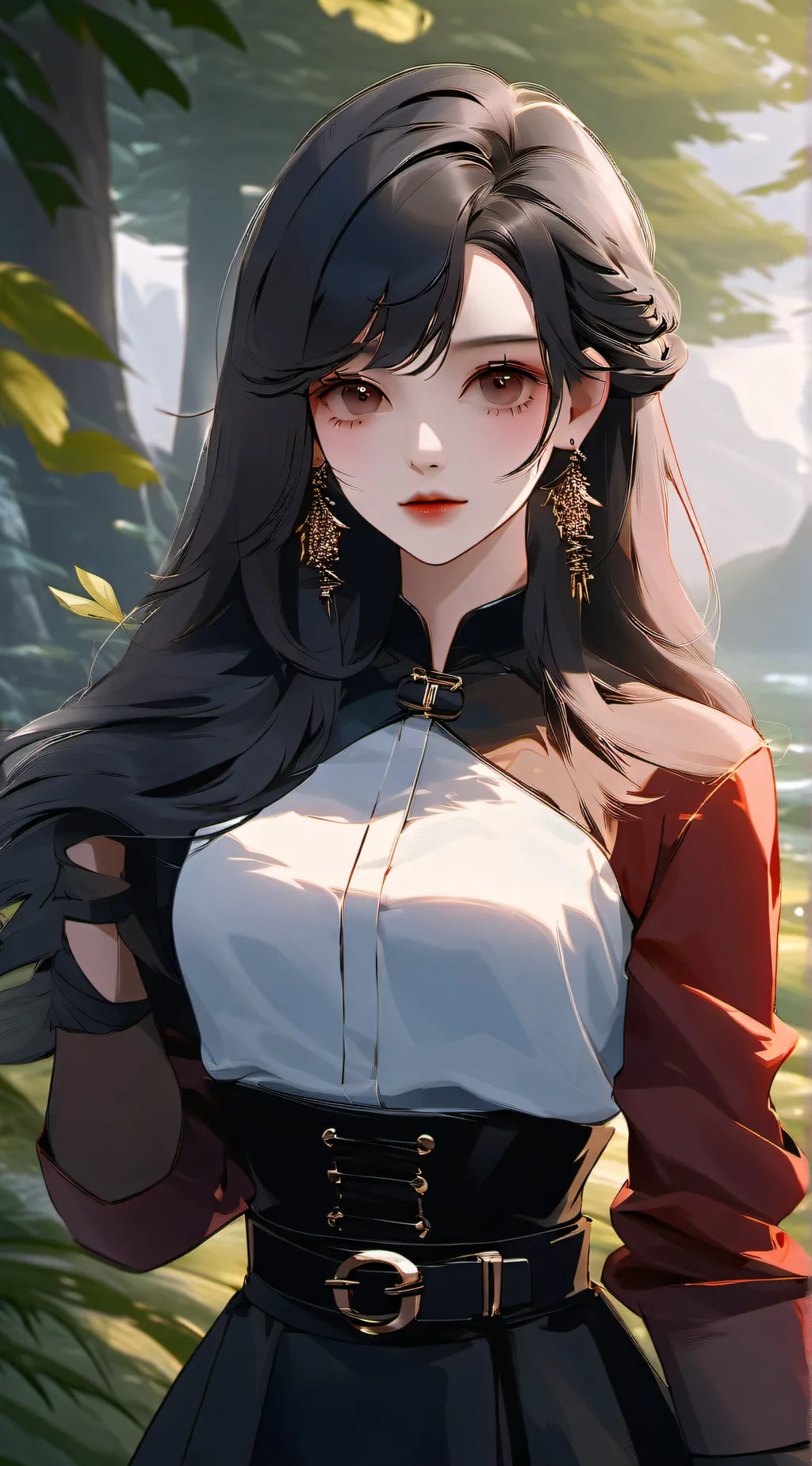 ai character: Коми background