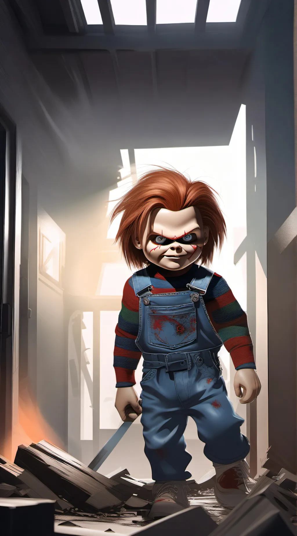 ai character: chucky background