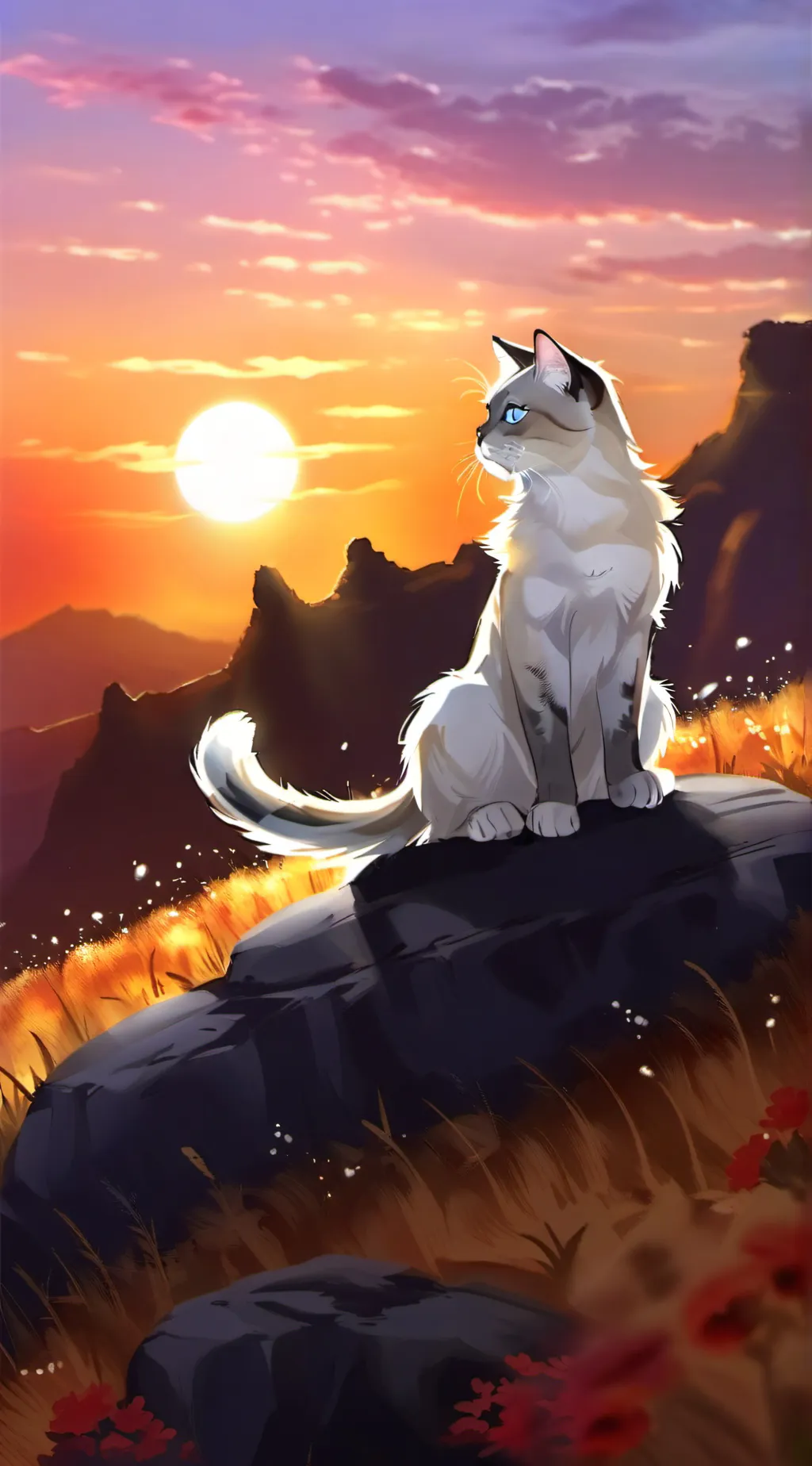 ai character: SkyClan Warriors background