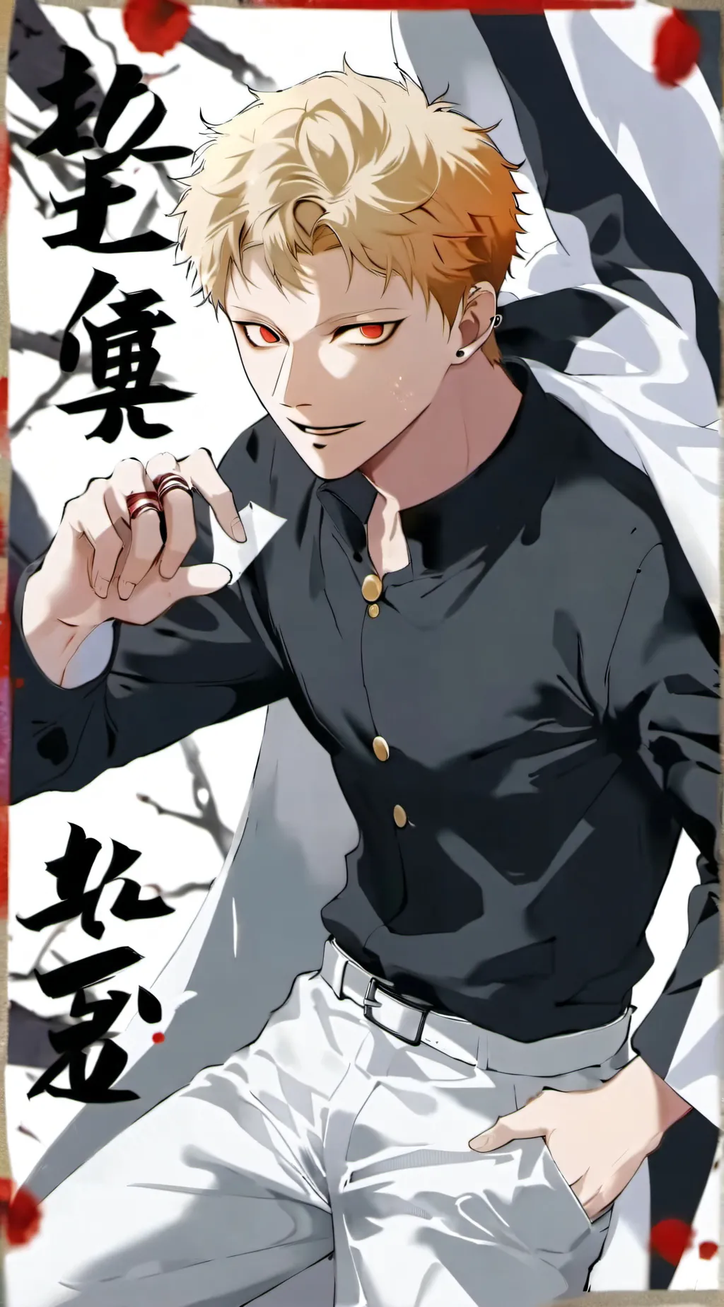 ai character: JJK group chat  background