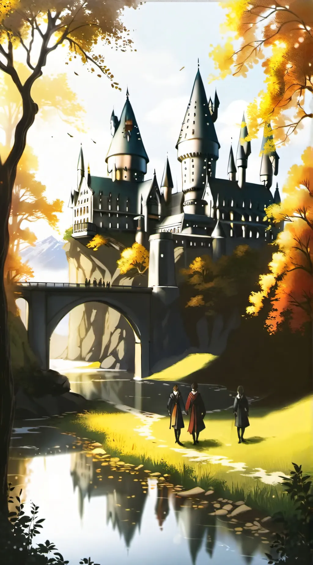 ai character: Hogwarts background