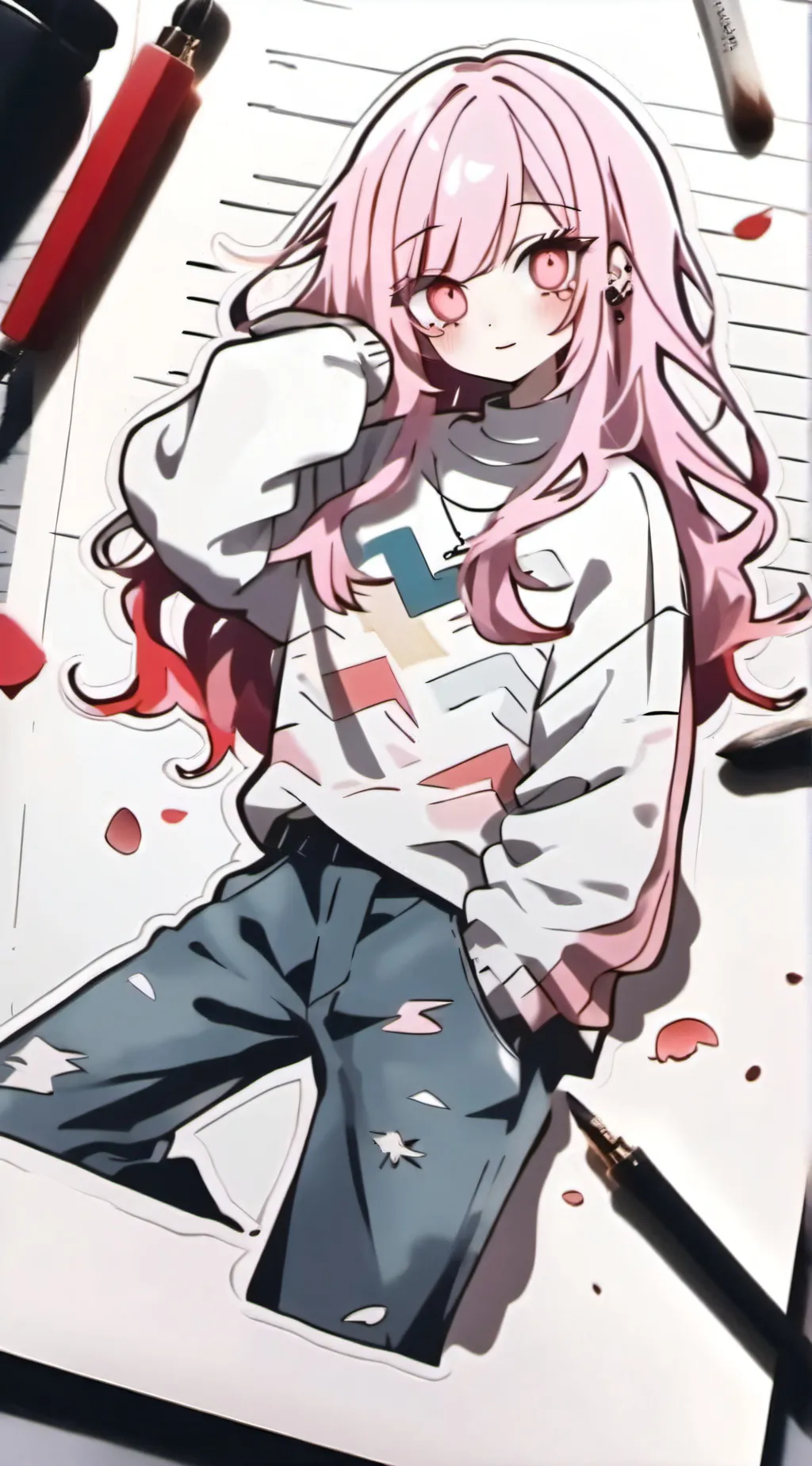 ai character: Blossom  background