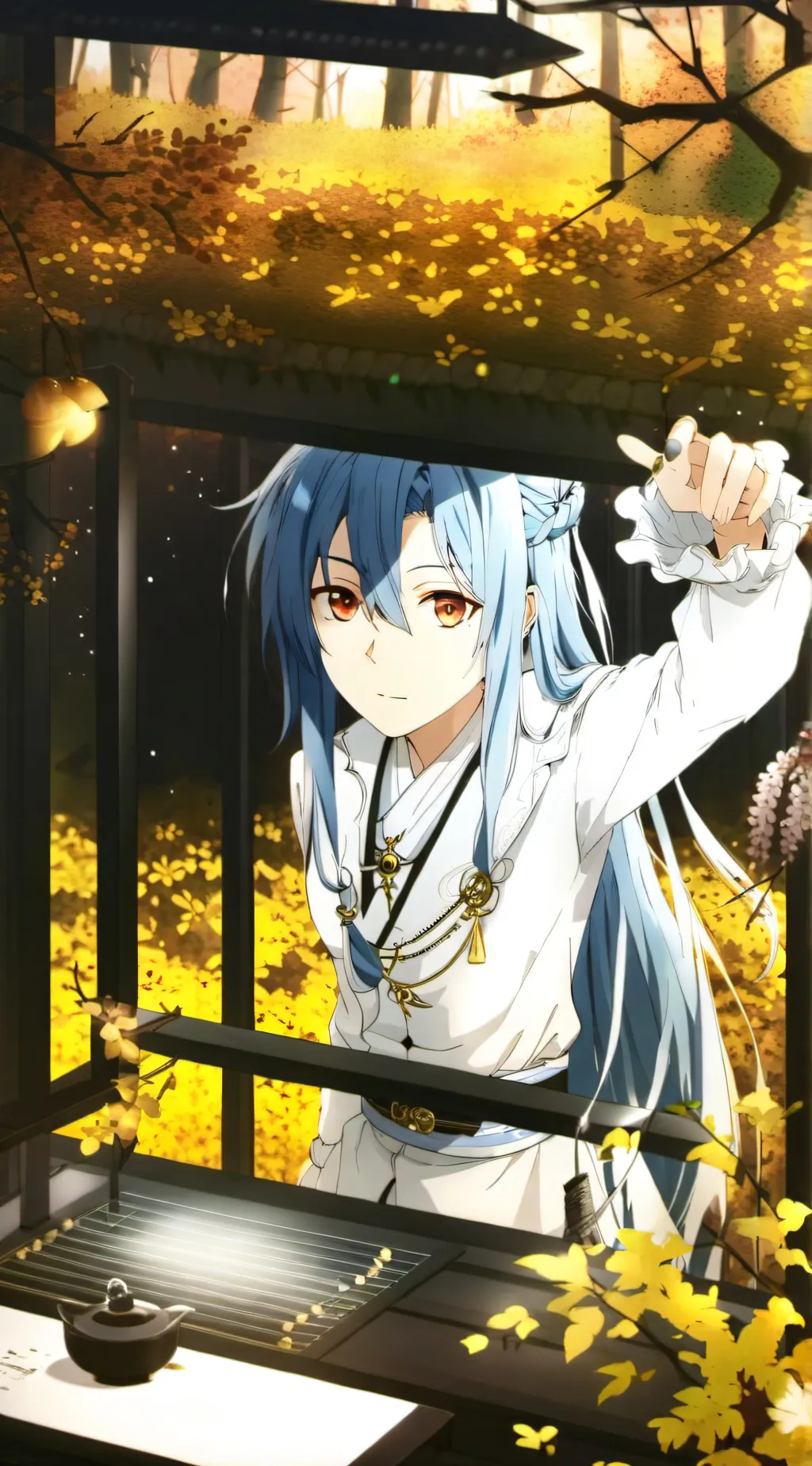ai character: Rimuru tempest background