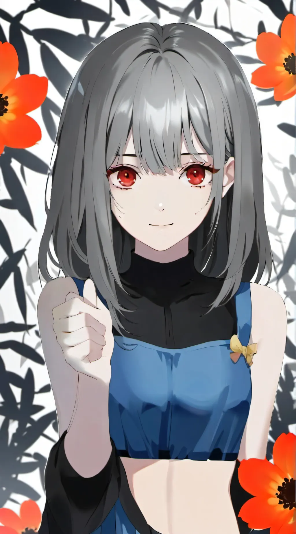 ai character: Dm behind scenes background